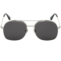 Tom Ford Women's Sunglasses - Delilah Shiny Palladium Pilot Metal Frame | FT0758 5816A ,