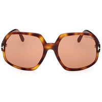 Tom Ford Women's Sunglasses - Delphine-02 Brown Lens Dark Havana Frame | FT0992 52E ,