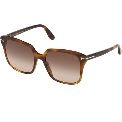 Tom Ford Women's Sunglasses - Faye-02 Gradient Brown Lens Acetate Frame | FT0788 5653F ,