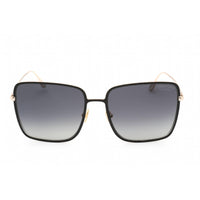 Tom Ford Women's Sunglasses - Full Rim Shiny Black Metal Square Frame | FT0739 01D ,