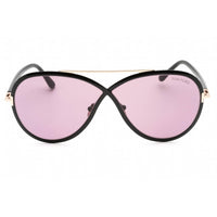 Tom Ford Women's Sunglasses - Full Rim Shiny Black Oversized Shape Frame | FT1007 01Y ,