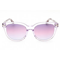 Tom Ford Women's Sunglasses - Full Rim Shiny Lilac Plastic Round Frame | FT0914 78Z ,