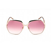 Tom Ford Women's Sunglasses - Full Rim Shiny Rose Gold Metal Geometric | FT0912 28T ,