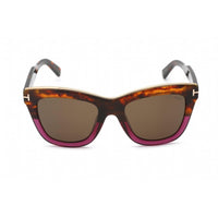 Tom Ford Women's Sunglasses - Full Rim Vintage Havana Plastic Cat Eye | FT0685 56E ,