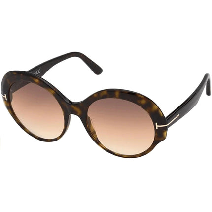 Tom Ford Women's Sunglasses - Ginger Acetate Frame Gradient Brown Lens | FT08735652F ,