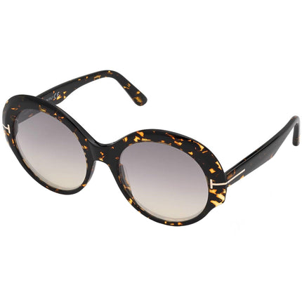 Tom Ford Women's Sunglasses - Ginger Acetate Frame Mirrored Grey Lens | FT08735652C ,