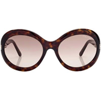 Tom Ford Women's Sunglasses - Liya Dark Havana Full Rim Acetate Frame | FT09186052F ,