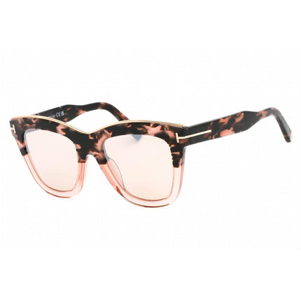 Tom Ford Women's Sunglasses - Pink Havana Plastic Cat Eye Shape Frame | FT0685 56G ,