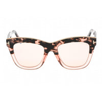 Tom Ford Women's Sunglasses - Pink Havana Plastic Cat Eye Shape Frame | FT0685 56G ,