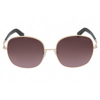Tom Ford Women's Sunglasses - Shiny Rose Gold Frame Violet Gradient Lens | FT0499 28T ,