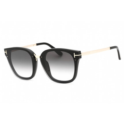 Tom Ford Women's Sunglasses - Square Shape Frame Gradient Smoke Lens | FT1014 01B ,