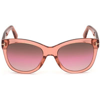 Tom Ford Women's Sunglasses - Wallace Gradient Brown Lens Cat Eye Frame | FT0870 74F ,