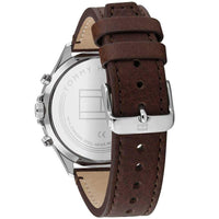 Tommy Hilfiger Men's Chronograph Watch - West Dark Brown Leather Strap | 1791712 ,
