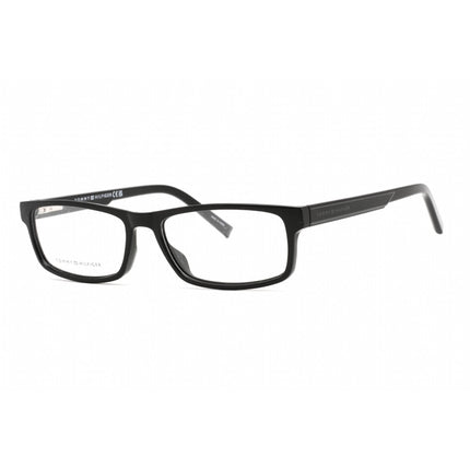 Tommy Hilfiger Men's Eyeglasses - Black Rectangular Frame Clear Lens | TH 1999 0807 00 ,