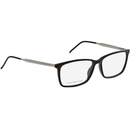 Tommy Hilfiger Men's Eyeglasses - Black Rectangular Full-Rim Frame | TH 1641 807 ,