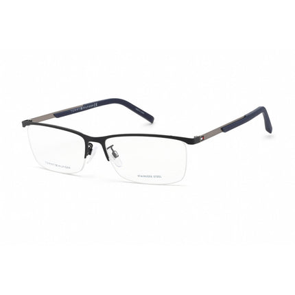 Tommy Hilfiger Men's Eyeglasses - Blue Stainless Steel Rectangular | TH 1700/F 0KU0 00 ,