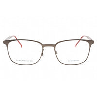 Tommy Hilfiger Men's Eyeglasses - Full Rim Grey Rectangular Shape Frame | TH 1643 R80 ,