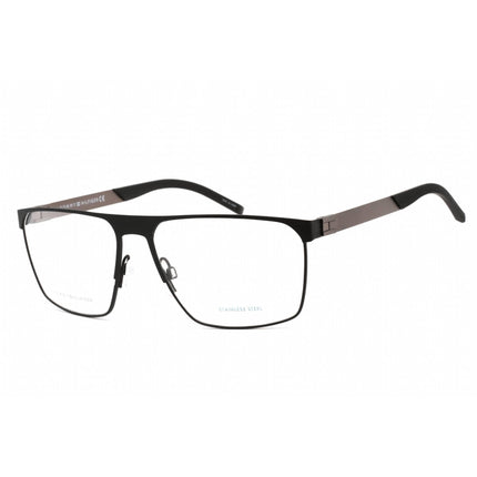 Tommy Hilfiger Men's Eyeglasses - Full Rim Matte Black Metal Frame | TH 1861 0003 00 ,