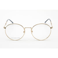 Tommy Hilfiger Men's Eyeglasses - Gold Round Metal Full-Rim Frame | Th 1586 0J5G 00 ,