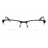Tommy Hilfiger Men's Eyeglasses - Half Rim Matte Black Ruthenium | Th 1324 0AAB 00 ,