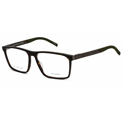 Tommy Hilfiger Men's Eyeglasses - Havana Frame Clear Demo Lens | TH 1828 0086 00 ,