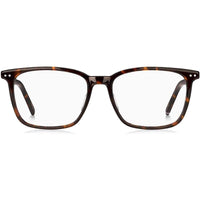 Tommy Hilfiger Men's Eyeglasses - Havana Square Full-Rim Plastic Frame | TH 1737/F 86 ,