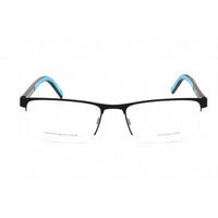 Tommy Hilfiger Men's Eyeglasses - Matte Black Blue Rectangular Frame | Th 1594 00VK 00 ,
