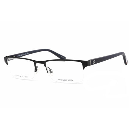 Tommy Hilfiger Men's Eyeglasses - Matte Blue Frame Clear Demo Lens | TH 1759 0FLL 00 ,
