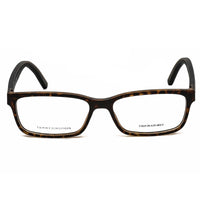 Tommy Hilfiger Men's Eyeglasses - Olive Havana Rectangular Frame | TH 1495 0G1U 00 ,