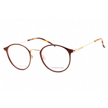 Tommy Hilfiger Men's Eyeglasses - Red Stainless Steel Round Shape Frame | TH 1771 C9A ,