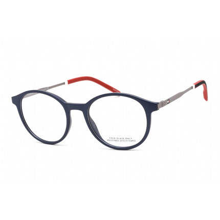 Tommy Hilfiger Men's Eyeglasses - Round Matte Blue Plastic Frame | TH 1832 0FLL 00 ,