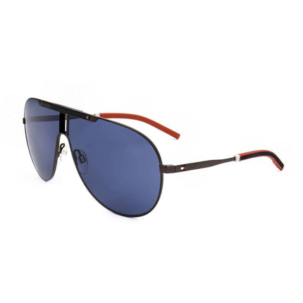 Tommy Hilfiger Men's Sunglasses - Ruthenium Metal | TOMMY HILFIGER TH 1801/S 0SVK/KU ,