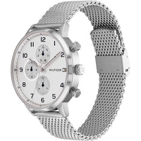Tommy Hilfiger Men's Watch - Leonard Silver Stainless Steel Mesh Bracelet | 1791988 ,