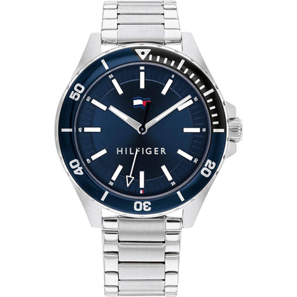 Tommy Hilfiger Men's Watch - Logan Quartz Silver Stainless Steel Bracelet | 1792012 ,