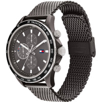 Tommy Hilfiger Men's Watch - Miles Grey and Black Dial Steel Mesh Bracelet | 1792019 ,
