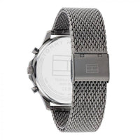 Tommy Hilfiger Men's Watch - Ryder Day-Date Gunmetal Dial Mesh Bracelet | 1710500 ,