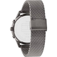 Tommy Hilfiger Men's Watch - Weston Day-Date Gunmetal Steel Mesh Bracelet | 1710506 ,