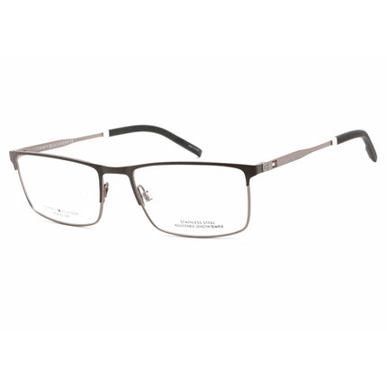 Tommy Hilfiger Unisex Eyeglasses - Ruthenium Brown Rectangular Frame | TH 1843 0XCB 00 ,