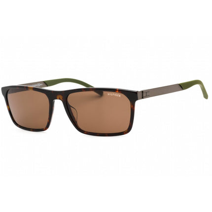 Tommy Hilfiger Unisex Sunglasses - Havana Plastic Rectangular | TH 1799/S 0086 70 ,