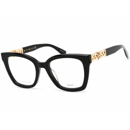 Tommy Hilfiger Women's Eyeglasses - Black Square Frame Demo Lens | TH 1906 0807 00 ,
