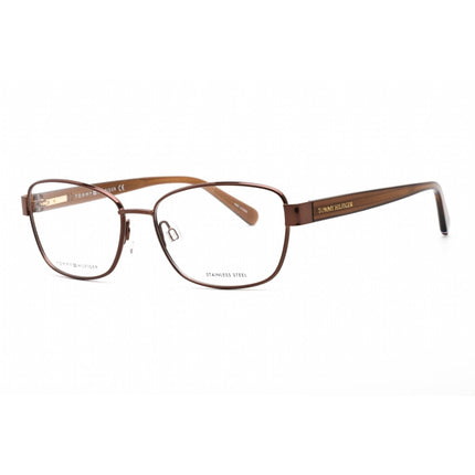 Tommy Hilfiger Women's Eyeglasses - Brown Metal Rectangular Frame | TH 2006 009Q 00 ,