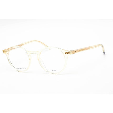 Tommy Hilfiger Women's Eyeglasses - Champagne Round Frame Clear Lens | TH 1813 0HAM 00 ,