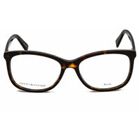 Tommy Hilfiger Women's Eyeglasses - Dark Havana Rectangular Frame | TH 1588 0086 00 ,