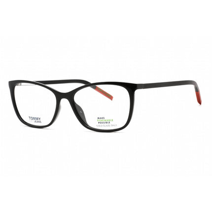 Tommy Hilfiger Women's Eyeglasses - Full Rim Black Plastic Cat Eye | TJ 0020 0807 00 ,