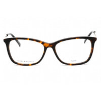 Tommy Hilfiger Women's Eyeglasses - Full Rim Dark Havana Plastic | Th 1589 0086 00 ,