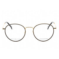 Tommy Hilfiger Women's Eyeglasses - Full Rim Gold Black Oval Shape Frame | TH 1820 J5G ,