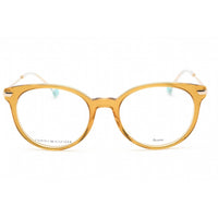Tommy Hilfiger Women's Eyeglasses - Full Rim Ochre Plastic Round | TH 1821 0FMP 00 ,