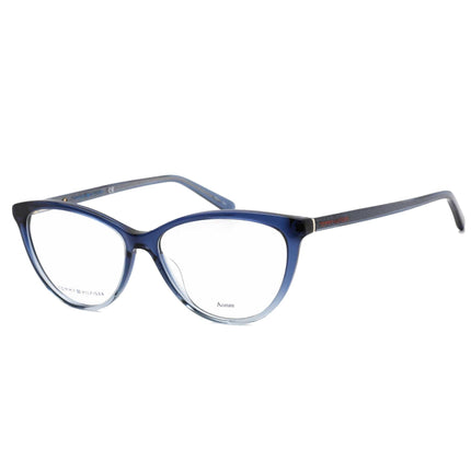 Tommy Hilfiger Women's Eyeglasses - Gradient Blue Cat-Eye Plastic Frame | TH 1826 PJP ,