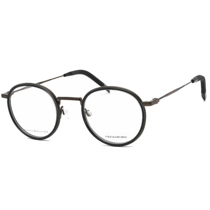 Tommy Hilfiger Women's Eyeglasses - Grey Black Full Rim Round Frame | TH 1815 0R6S 00 ,