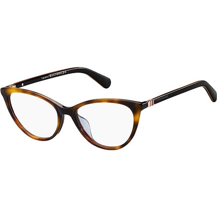Tommy Hilfiger Women's Eyeglasses - Havana Cat Eye Frame | TOMMY HILFIGER TH 1775 005L ,